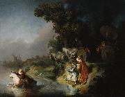 REMBRANDT Harmenszoon van Rijn The Abduction of Europa, oil painting picture wholesale